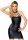 Sexy High Neck Netz- Und Wetlook-Kleid Schwarz XL | 7 Heaven