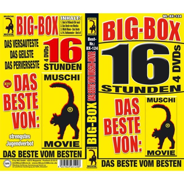 BOX Big-Box Das Beste von Muschi-Movie 4 DVDs