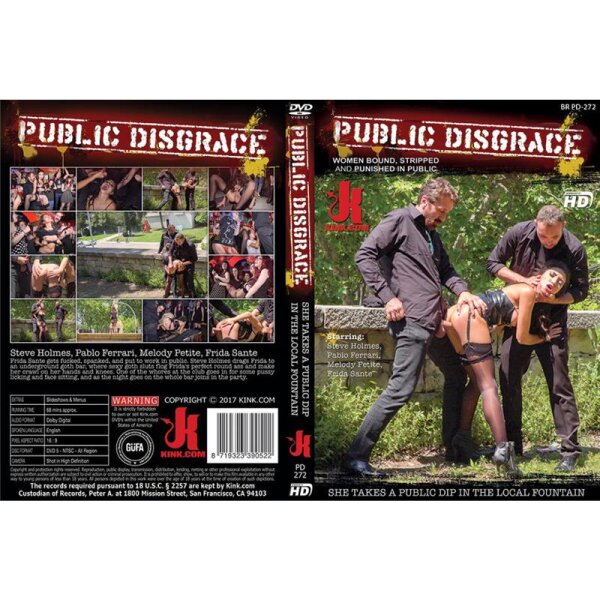 She Takes A Public Dip In The Local Fountain