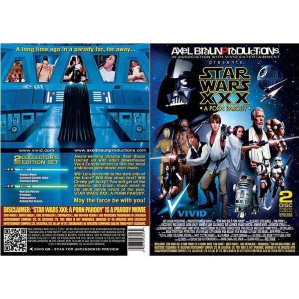Star Wars XXX: A Porn Parody by Axel Braun 2DVDs