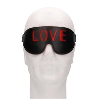 Augenbinde LIEBE Schwarz | Ouch!