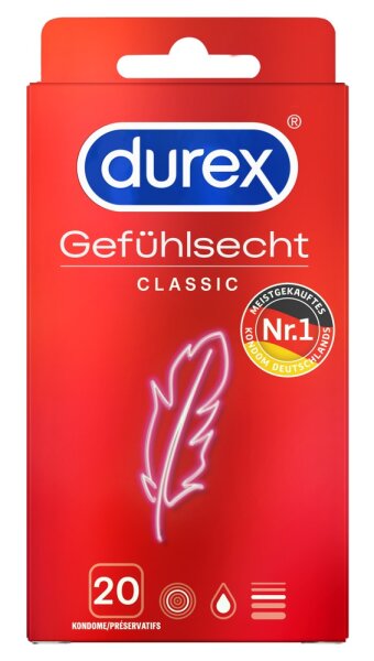 Kondome Gefühlsecht Classic 20 Stk | Durex