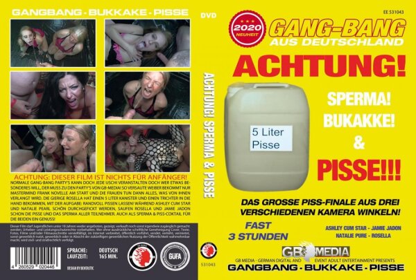 Gang-Bang aus Deutschland - Achtung! Sperma & Pisse