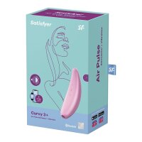 Curvy 3+ Luftpulsstimulator + Vibration Pink | Satisfyer