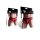 Wetlook Mens brazilian style briefs - Red L