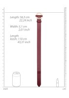 Halo Halsband Mit Leine Burgund