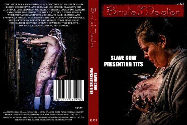 Slave Cow Presenting Tits (Brutal Master )