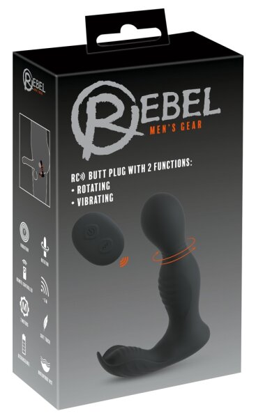 Plug Anale RC Con 2 Funzioni | Rebel