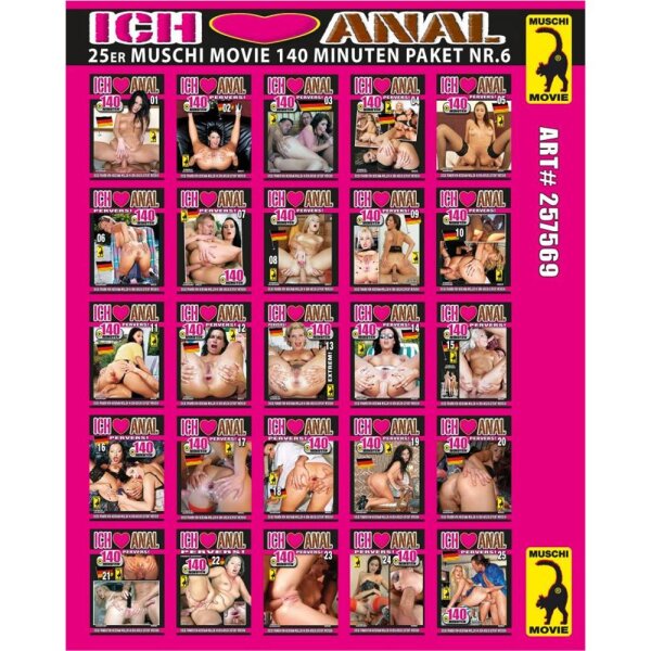 25er Muschi Paket 06 Ich liebe Anal 60626 - 60650