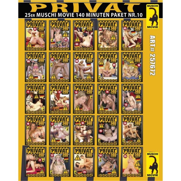 25er Muschi Paket 10 Privat 60726-60750