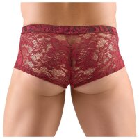 Transparente Pants aus floraler Spitze L