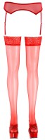 Straps-Strümpfe Rot 4 | Cottelli Collection
