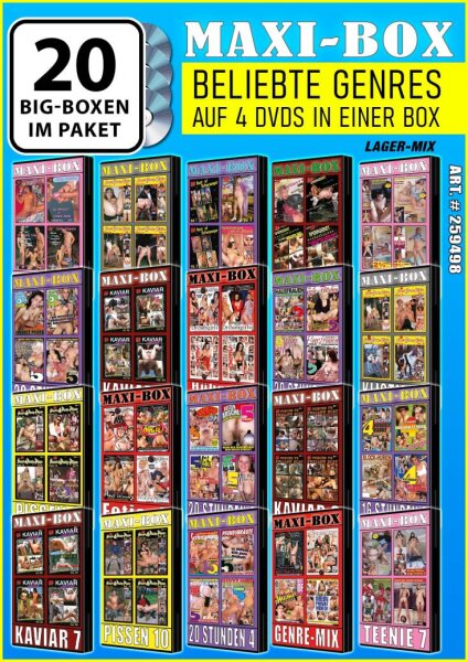 20er Maxi-Box Paket (4DVD Big-Boxen)