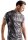 Betonendes Kurzarm-Shirt Mystic-Metallic-Design 3XL
