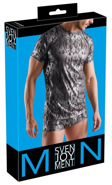 Betonendes Kurzarm-Shirt Mystic-Metallic-Design L