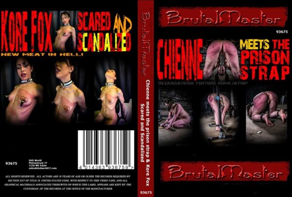 Chienne Meets The Prison Strap & Kore Fo X Scares And Scandalized (Brutal Master)
