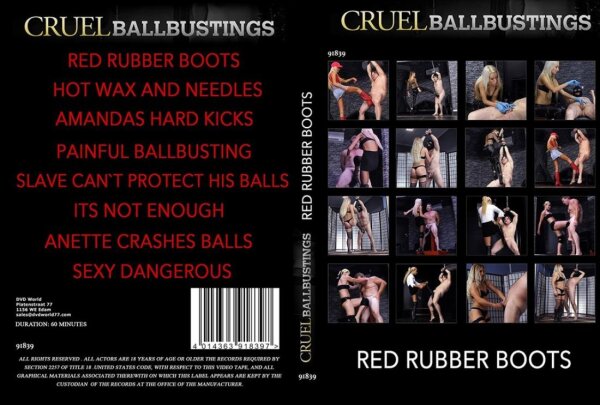 Red Rubber Boots (Cruel Ballbustings)