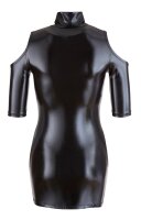 Mini Robe Wetlook à épaules Dénudées | Cottelli Collection Party