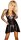 Wetlook-Kleid Mit Powernet XL | Noir