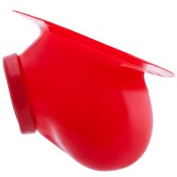Latex Penishülle Ben Mit Basisplatte / rot - L7 cm - Ø5,5 cm